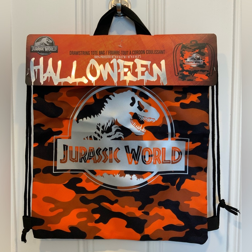 Jurassic World Drawstring Tote Bag